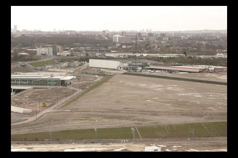 The site of what will soon be the Olympic park